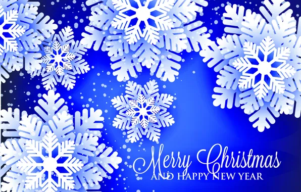 Picture photo, Snowflakes, New year, Graphics, Vector