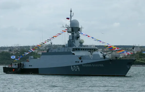 Ship, rocket, small, Parade, Sevastopol, Vyshniy Volochëk
