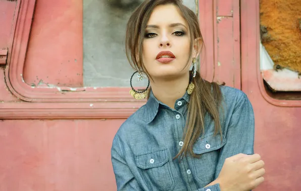 Look, girl, portrait