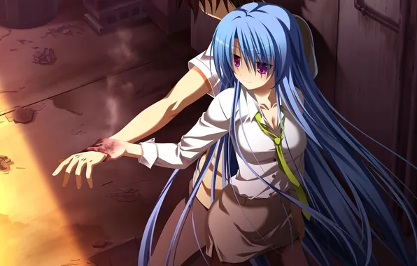 Girl, long hair, makita maki, gensou no idea