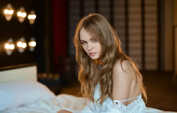 Look, girl, model, hair, hairstyle, Anastasia Shcheglova, Dmitry Levykin