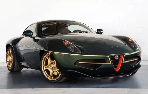 Picture green, Alfa Romeo, front, Flying Disc, alfa