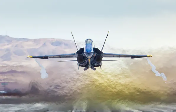 Picture California, Blue Angels, McDonnel Douglas F/A-18A Hornet