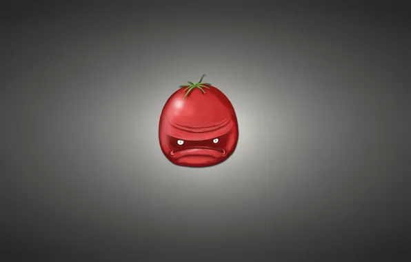 Picture red, minimalism, tomato, tomato, vegetable, tomato, dark background