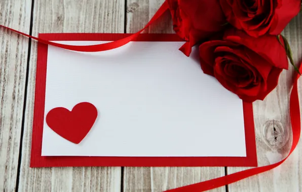 Picture heart, red, love, romantic, hearts, valentine's day, gift, roses