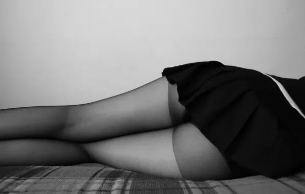 B/W, tights, legs