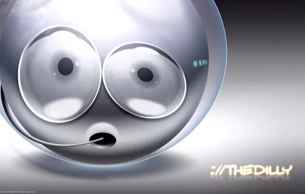 Surprise, astronaut, smiley