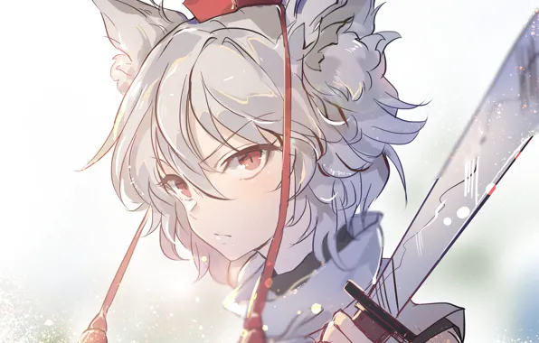 Look, girl, ears, Touhou, Touhou, Touhou