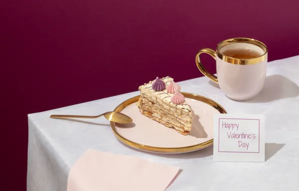 Picture love, romance, love, happy, cake, pink, cup, romantic
