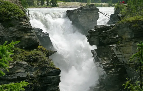 Picture Nature, Waterfall, Rocks, Nature, Waterfall