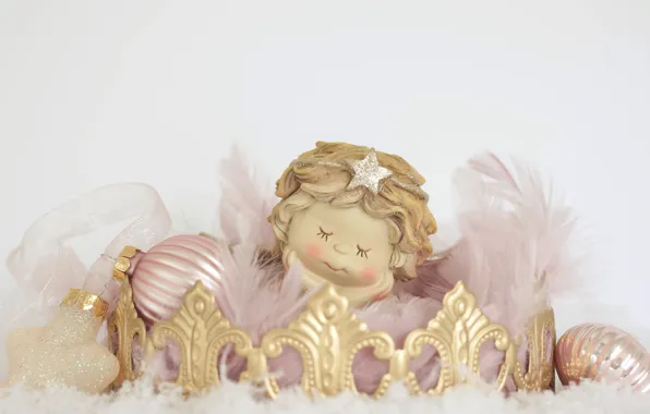 Christmas, New year, Christmas decorations, doll, angel