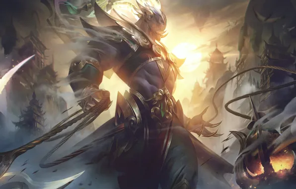 Picture the game, character, League of Legends, Riot Games, Thresh