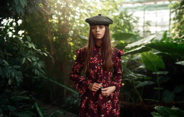 Picture look, girl, plant, Max Kuzin