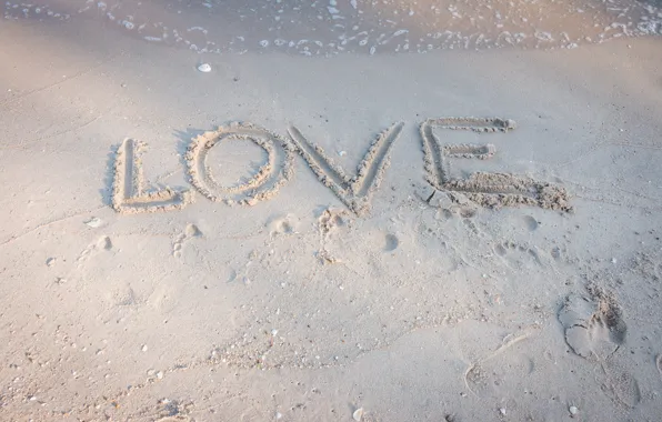 Sand, beach, summer, love, summer, love, beach, sea