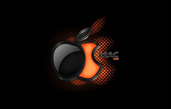 Picture MAC, BACKGROUND, BLACK, LOGO, APPLE, BRAND
