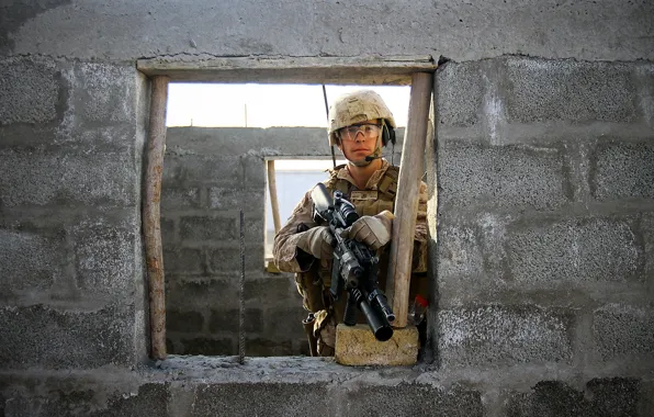 Weapons, background, soldiers