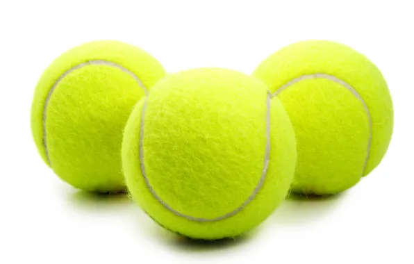 Macro, art, three, tennis, tennis, wallpaper., ball, tennis balls