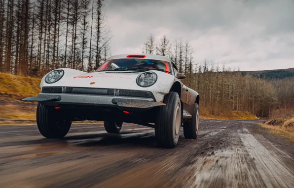 Road, forest, 911, Porsche, dirt, Singer, acs, 2021