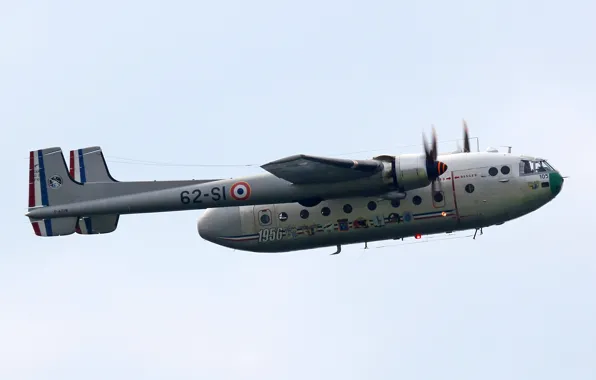 Picture the plane, military transport, French, Nord, Noratlas, N-2501