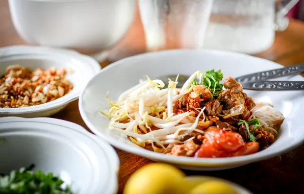 Plate, meat, Food, dish