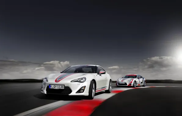 Auto, Turn, Toyota, Toyota, GT86, In Motion, Two, GT 86