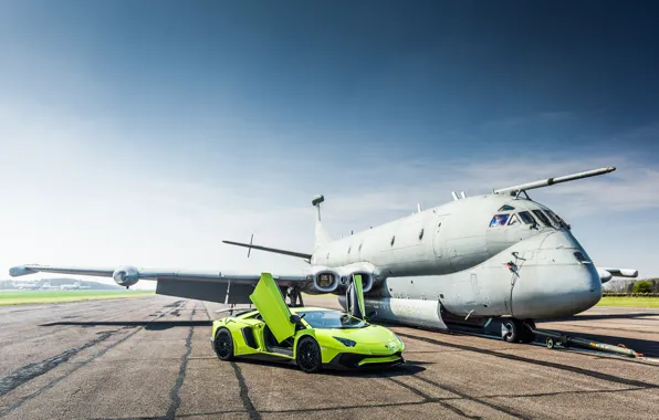 Picture Airplane, Aventador, Light green