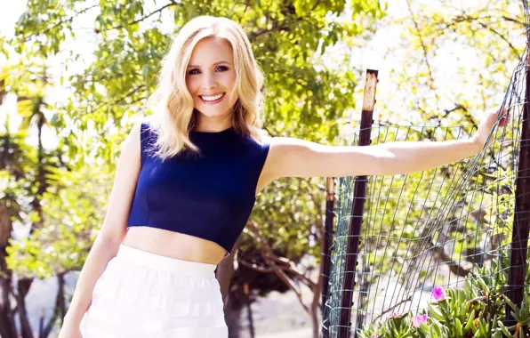 Photoshoot, 2014, Kristen Bell, Kristen Bell, Justin Campbell, JustJared
