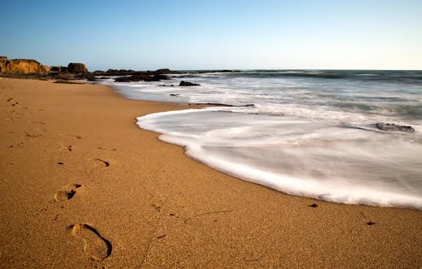 Picture sand, sea, beach, water, landscape