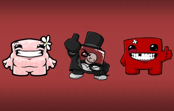 Picture Wallpaper, indie, 1920x1200, wallpapers, super, boy, meat, platformer