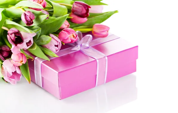Picture flowers, gift, spring, March 8, tulipae