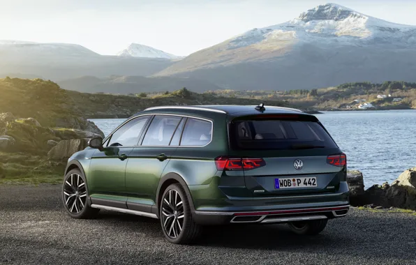 Volkswagen, ass, universal, Passat, dark green, Alltrack, 2019