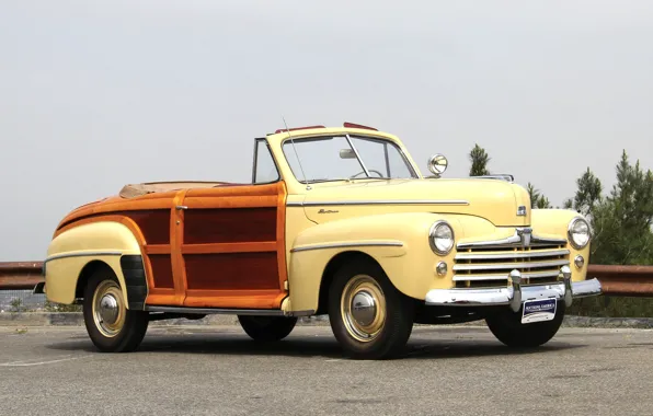 Picture Ford, car, classic, cars, classic, Super, 1948, Convertible