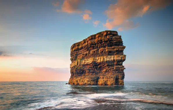 Picture sea, rock, Ireland, County Mayo