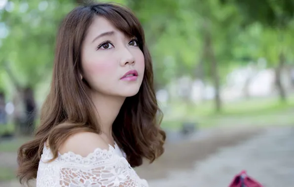 Mood, women, face, asian, portrait