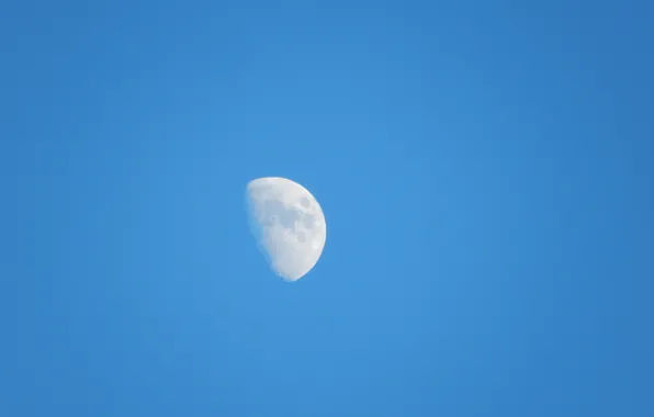 The moon, Moon, zoom, blu, lusin
