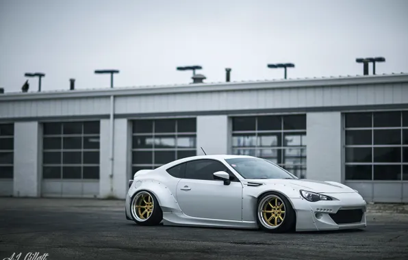 White, wheels, gold, subaru, toyota, jdm, tuning, front