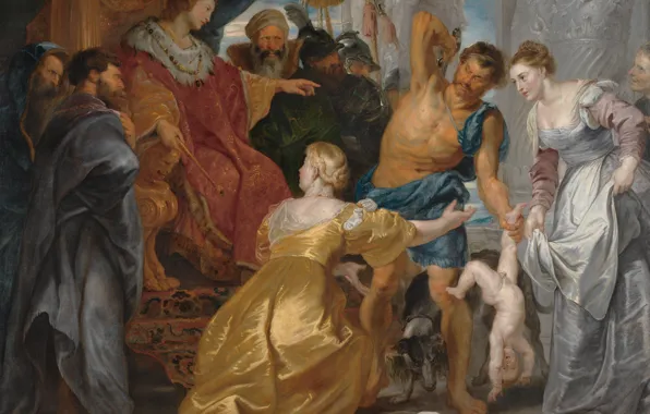 Picture picture, Peter Paul Rubens, mythology, The Judgement Of Solomon, Pieter Paul Rubens