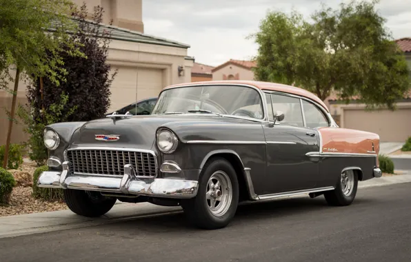 Retro, Chevrolet, classic, 1955