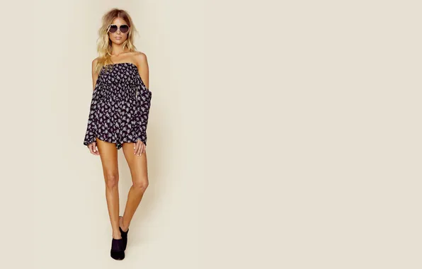 Girl, dress, model, pretty, blonde, cute, sunglasses, tan