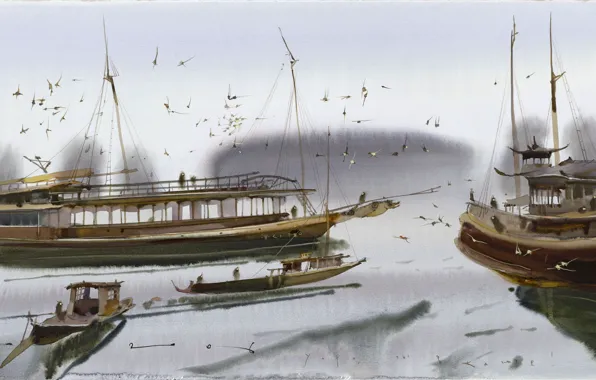 Picture bird, morning, panorama, You're in the Cabin., Arusha Vimos -