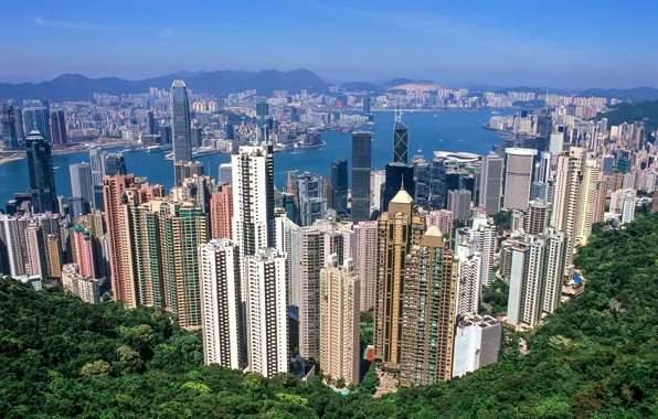 The city, Hong Kong, China