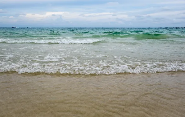 Sand, sea, wave, beach, summer, summer, beach, sea