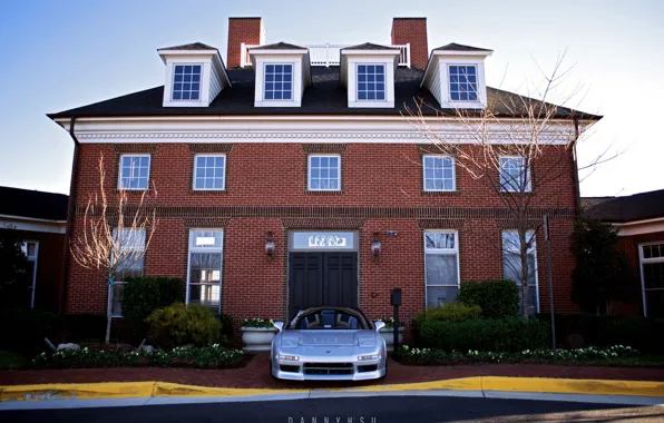 House, silver, honda, nsx, Acura, Honda NSX