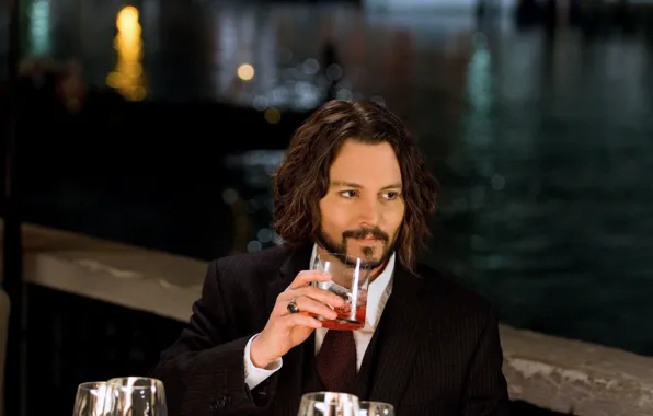 The film, Johnny Depp, actor, male, tourist, The Tourist