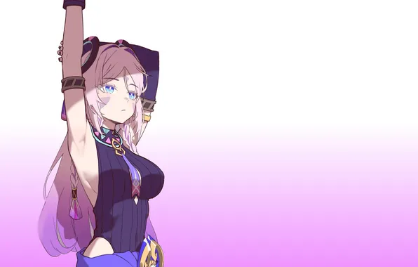 Kawaii, girl, hot, sexy, boobs, anime, purple, breasts