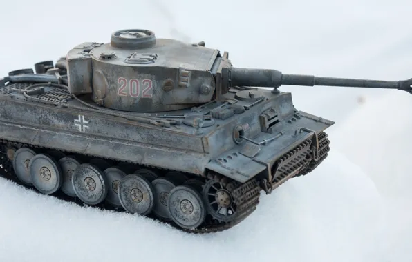 Toy, Tiger, tank, German, model, heavy