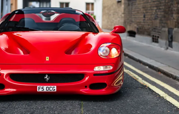 Picture Ferrari, close-up, F50, front view, Ferrari F50