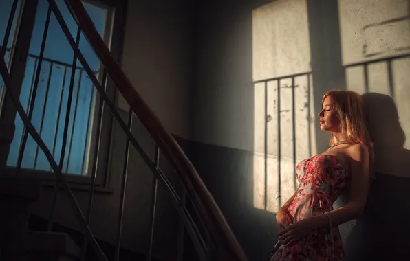 The sun, window, ladder, photoshoot, entrance, Lydia, Acts Novels