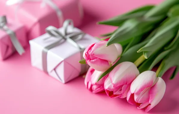 Flowers, holiday, bouquet, spring, tulips, March 8, AI art, universal holiday background