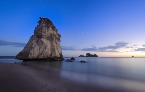 Sea, landscape, rocks